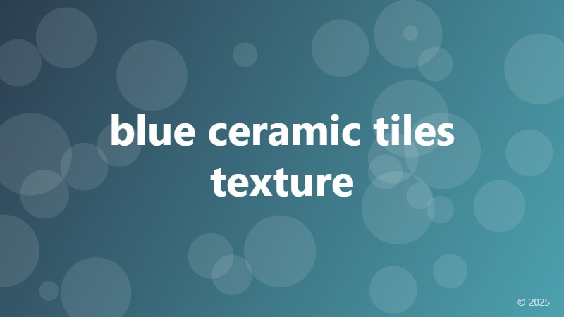 blue ceramic tiles texture