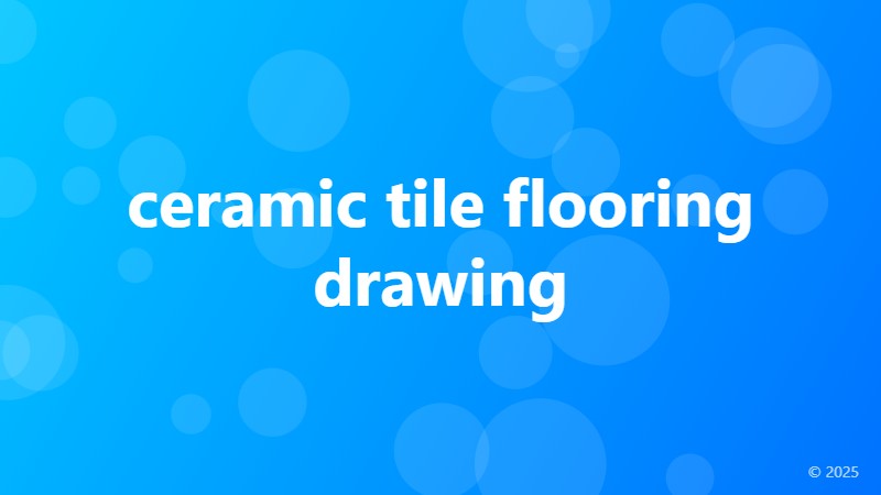 ceramic tile flooring drawing