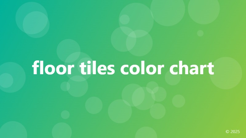 floor tiles color chart