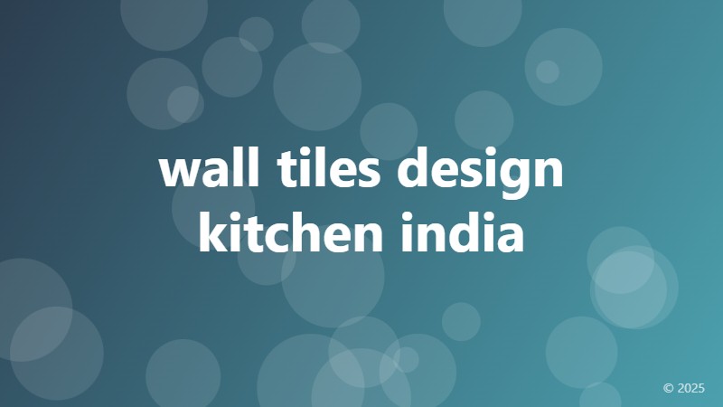 wall tiles design kitchen india
